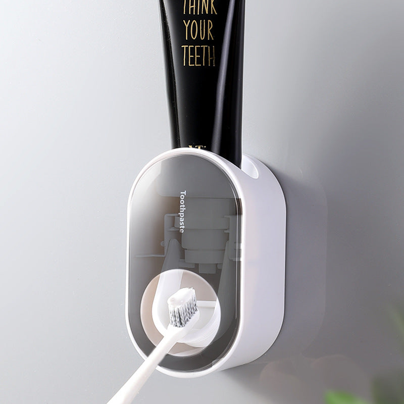 Fully Automatic Toothpaste Squeezer, Lazy Squeeze Toothpaste Holder, Convenient, No Punching, No Trace, No Need To Stick In Bathroom