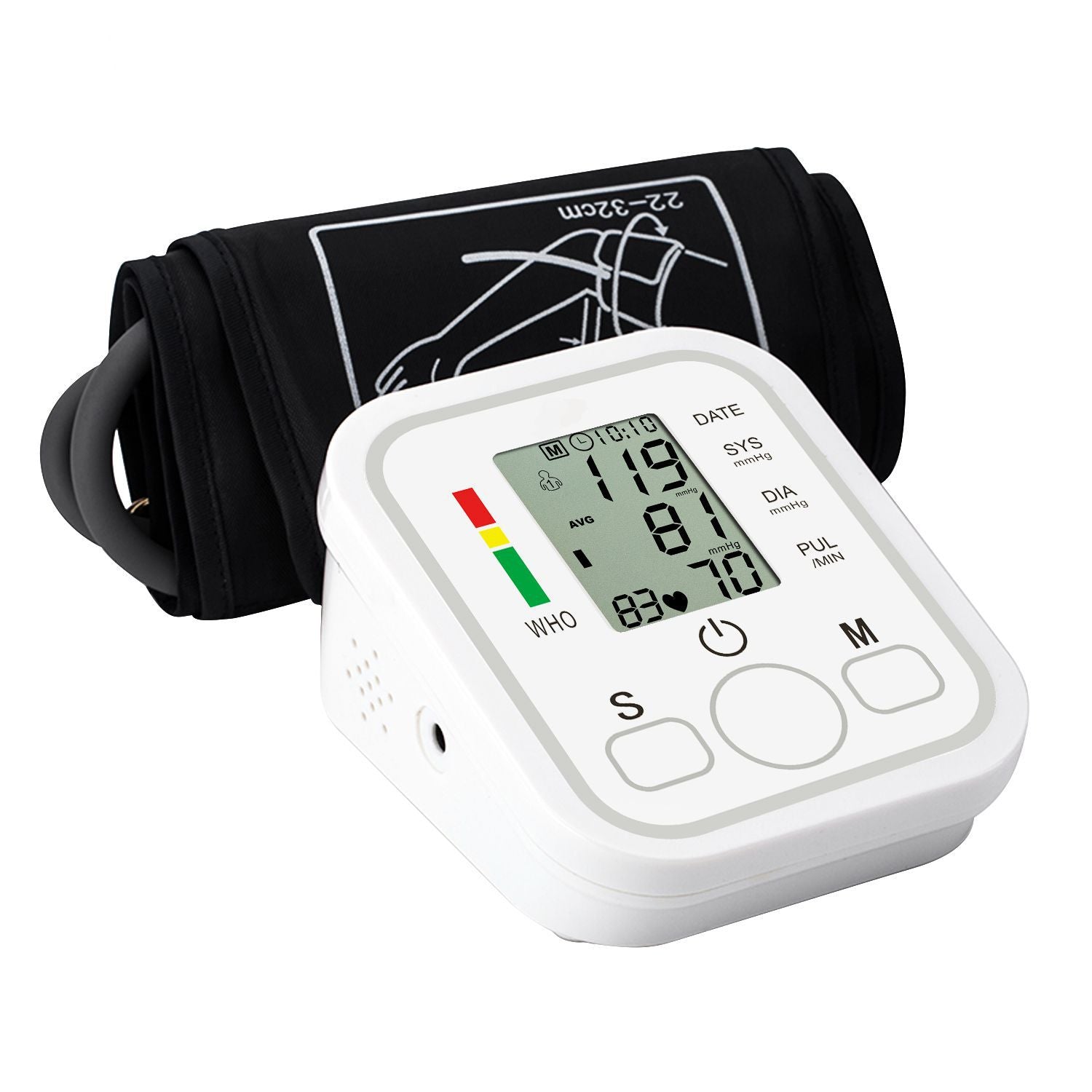 Electronic Sphygmomanometer For Accurate Blood Pressure Measurement Home Fully Automatic High-precision Sphygmomanometer Measuring Instrument